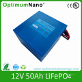 Batterie LiFePO4 12V 50ah pour réverbère solaire